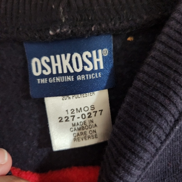 Vintage Oshkosh Baby 2 Piece Firefighter Size 12m - Picture 2 of 6